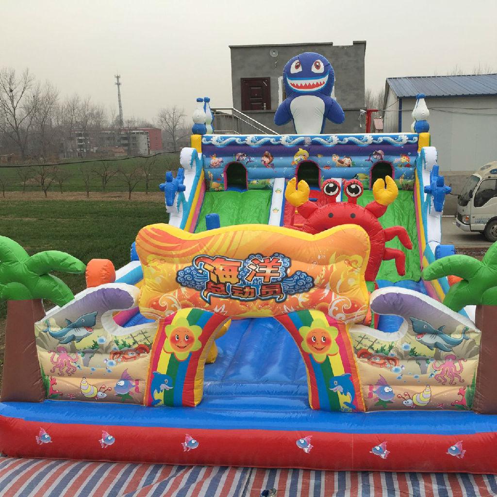 項城家聞氣模玩具廠供應(yīng)海洋總動員充氣大滑梯,室內(nèi)淘氣堡圖片_高清圖_細節(jié)圖-項城市東方家聞氣模玩具廠
